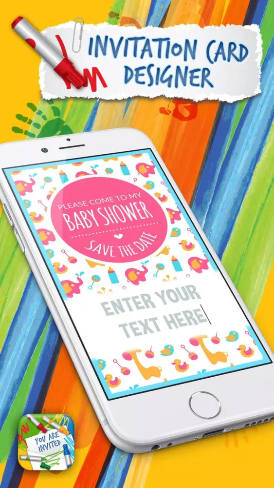 Invitation Cards Designer – Create e-Card Invitations for Birthday, Party & Wedding.s Screenshots