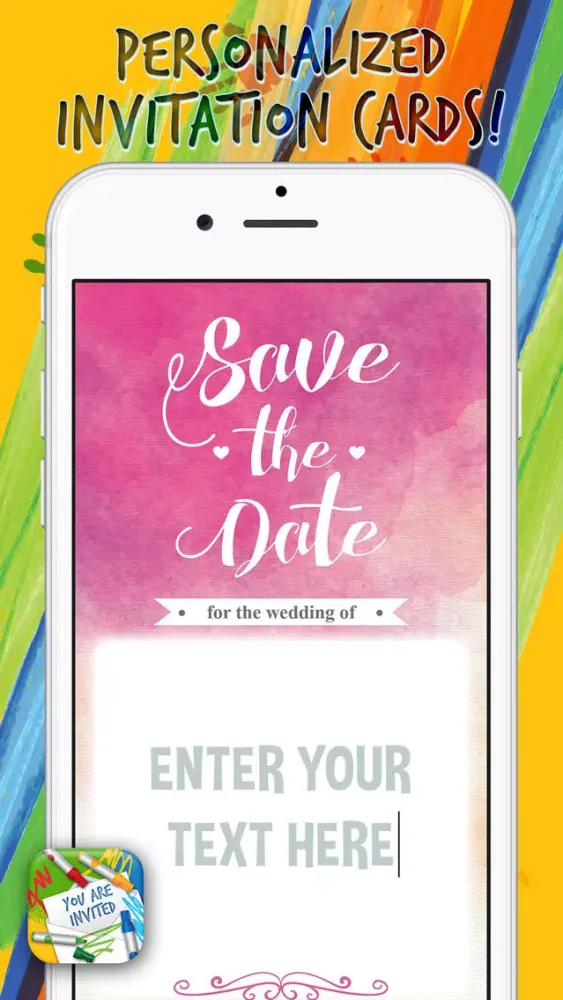 Invitation Cards Designer – Create e-Card Invitations for Birthday, Party & Wedding.s Screenshots