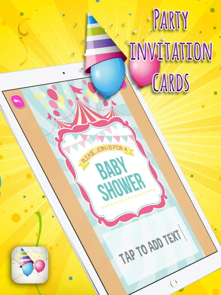 Скриншоты Party Invitation Cards iPad 