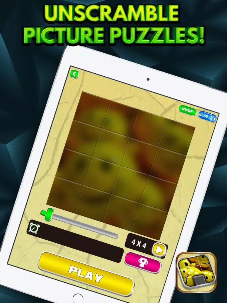 Tangkapan skrin 3D Sliding Puzzle Game for Kids and Adults iPad 