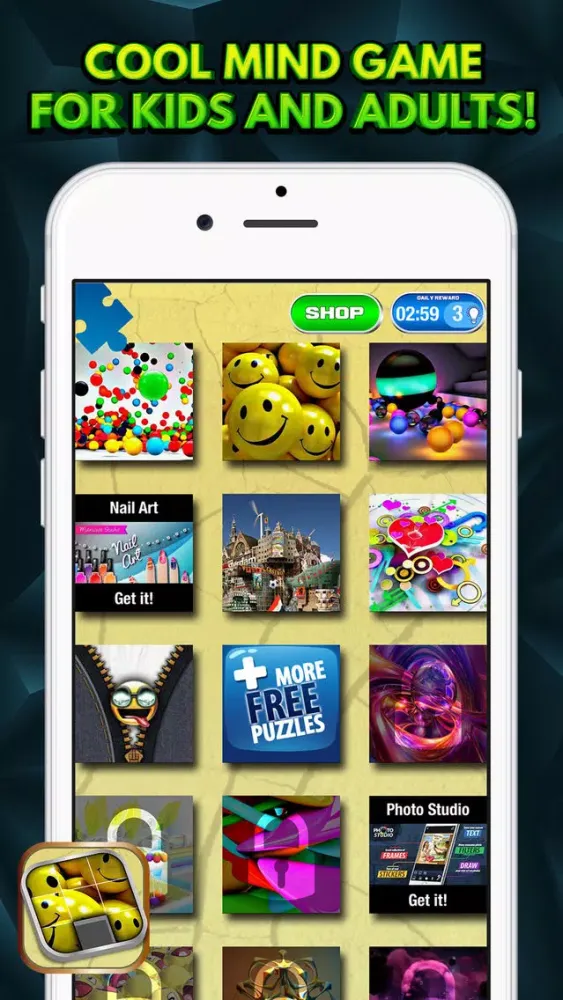 Tangkapan skrin 3D Sliding Puzzle Game for Kids and Adults