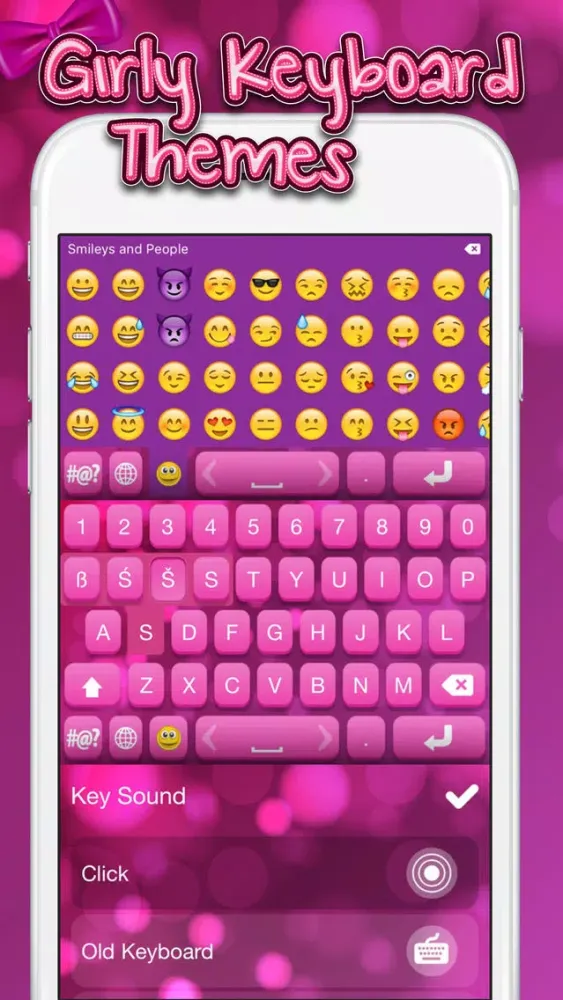 Girly Keyboard Themes Screenshots