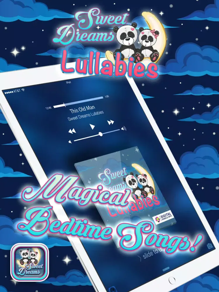 تصاویر Sweet Dreams Lullabies – Hush Your Baby to Sleep with Beautiful Bedtime Songs iPad 