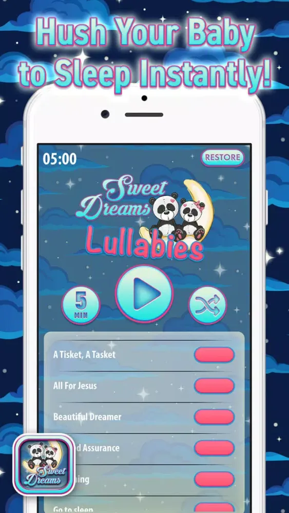 تصاویر Sweet Dreams Lullabies – Hush Your Baby to Sleep with Beautiful Bedtime Songs
