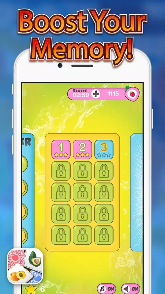 Fruit Mania Memory Game – Education.al Flash Card Matches for Kid.s Screenshots