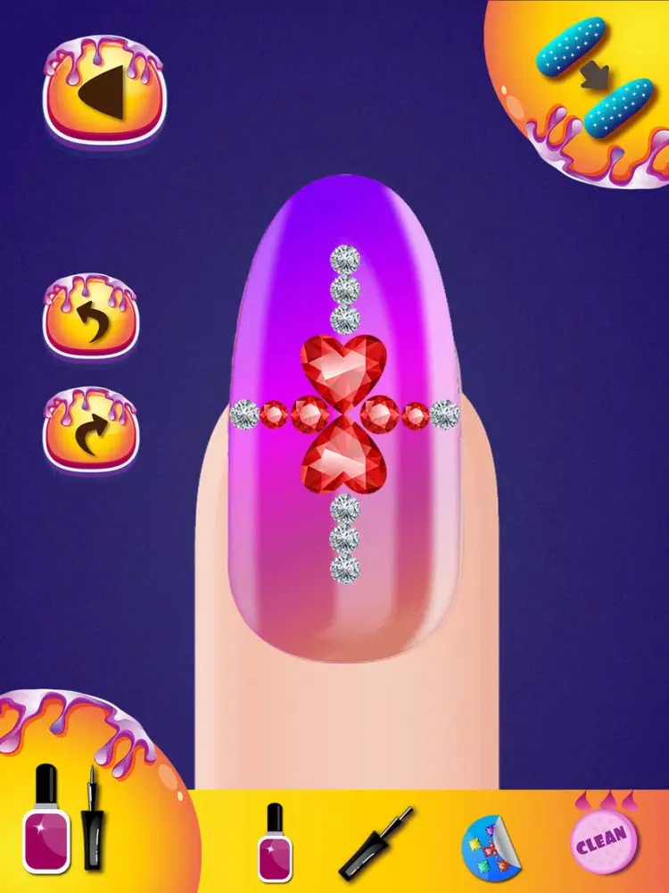 Zrzuty ekranu Cute Nail Design for Girls – Virtual Beauty Salon with Pretty Manicure Makeover Ideas iPad 