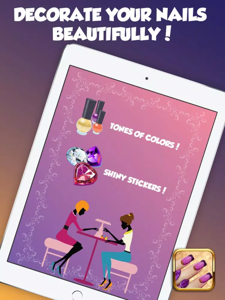 Captures d'écran de Fancy Nails Game for Girls iPad 