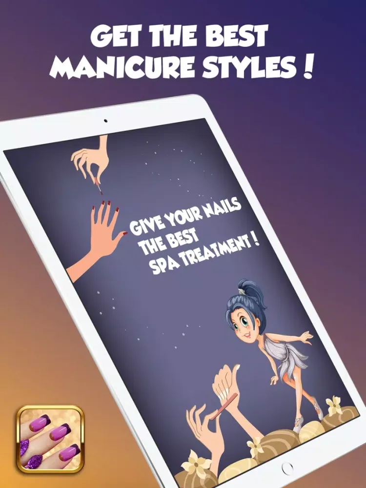 Captures d'écran de Fancy Nails Game for Girls iPad 