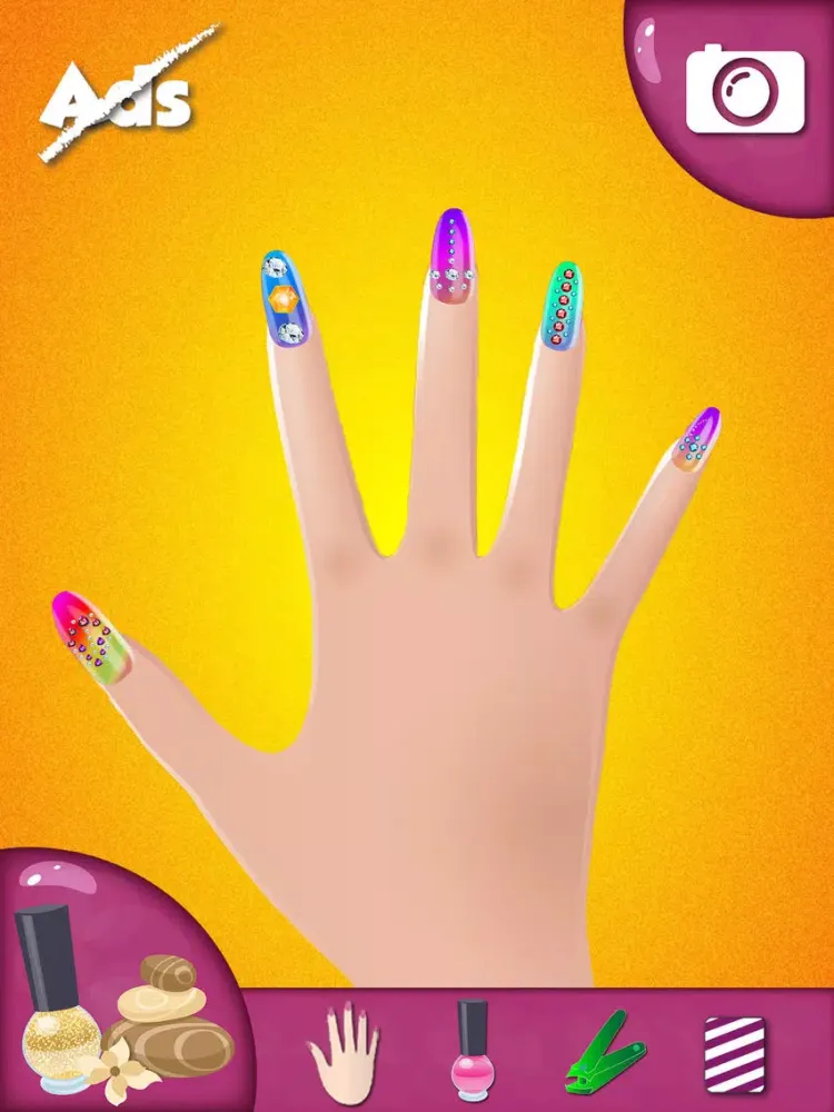 Captures d'écran de Fancy Nails Game for Girls iPad 