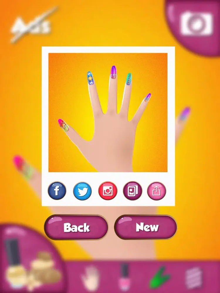 Captures d'écran de Fancy Nails Game for Girls iPad 