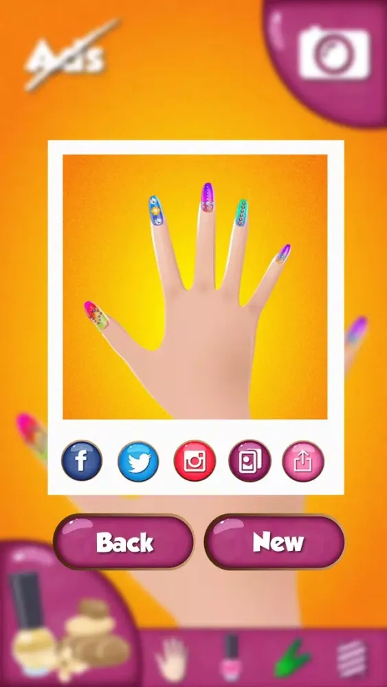 Captures d'écran de Fancy Nails Game for Girls