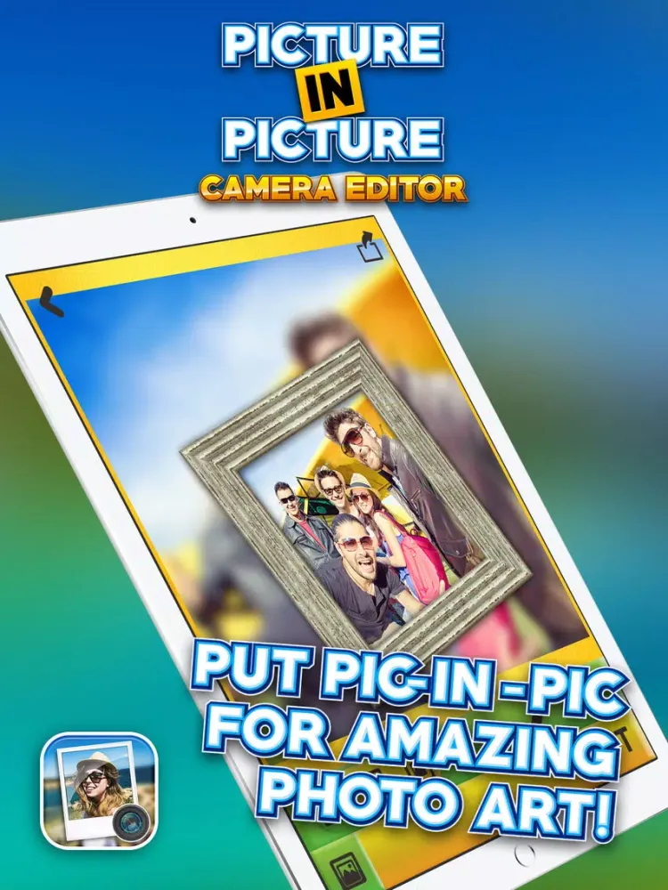 PIP Camera Editor – Picture in Picture Selfie Cam With Magic Photo Effect.s iPad Screenshots