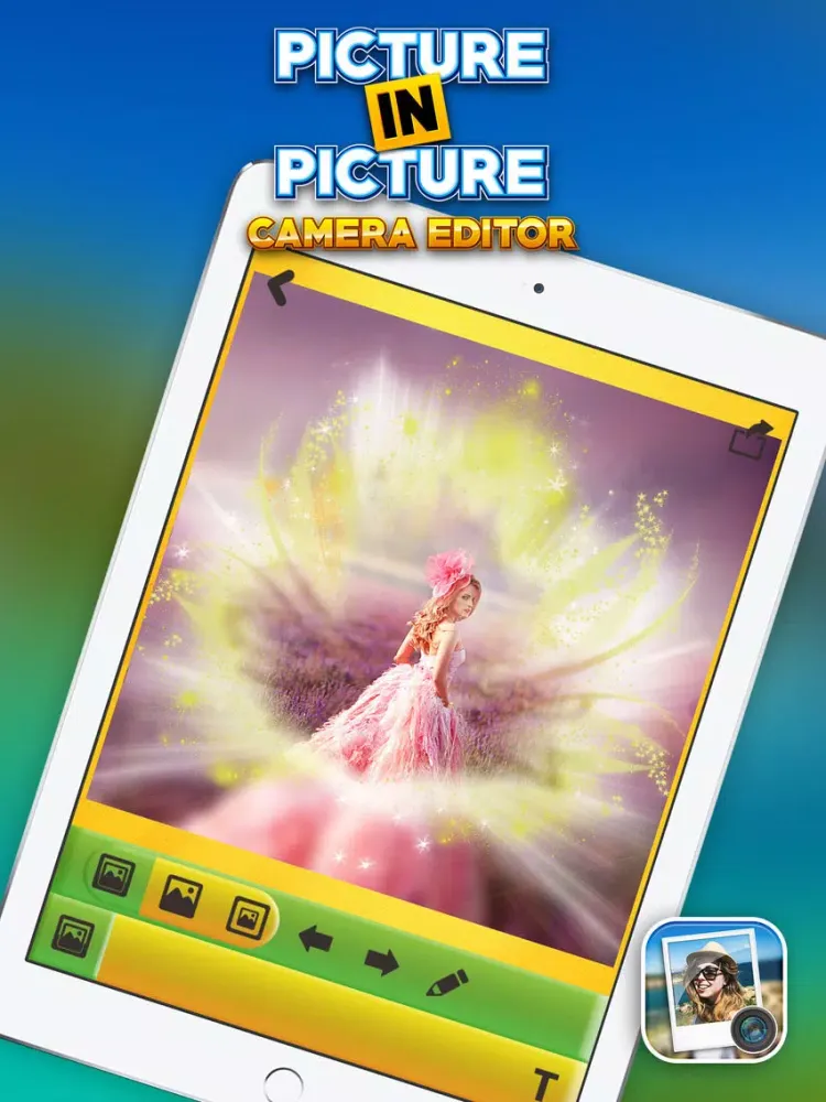 PIP Camera Editor – Picture in Picture Selfie Cam With Magic Photo Effect.s iPad Screenshots