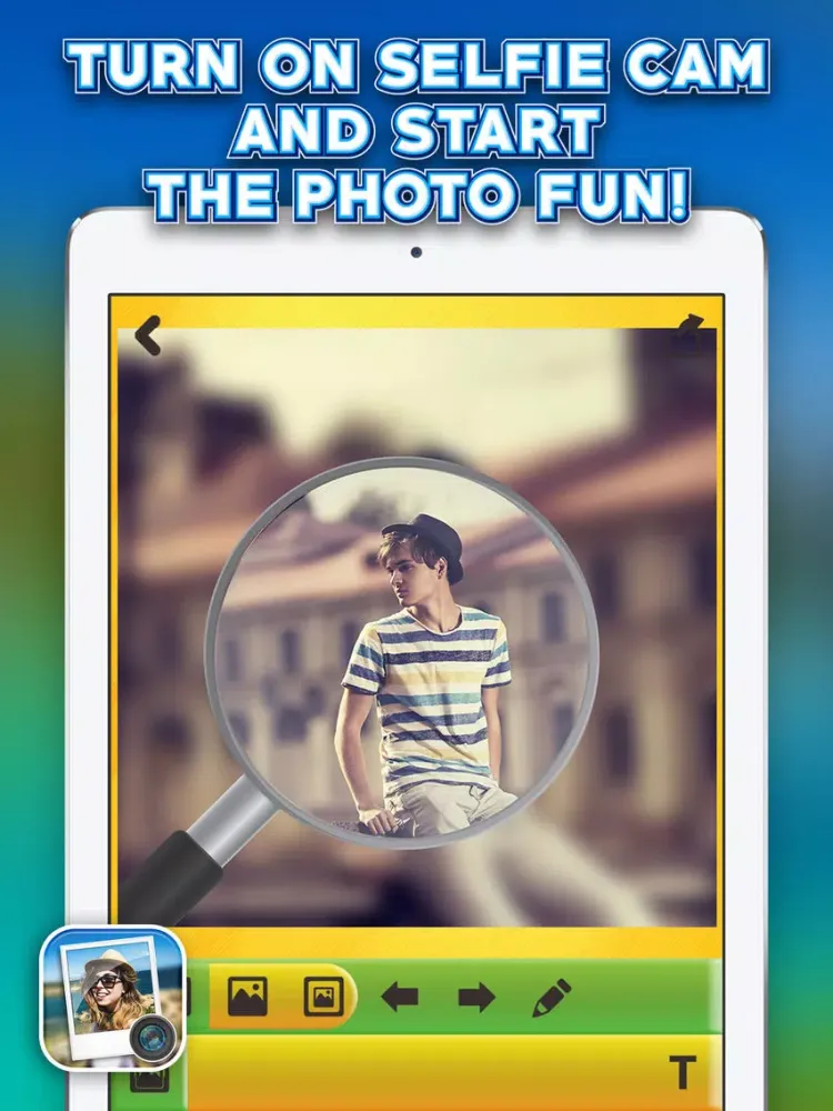 PIP Camera Editor – Picture in Picture Selfie Cam With Magic Photo Effect.s iPad Screenshots