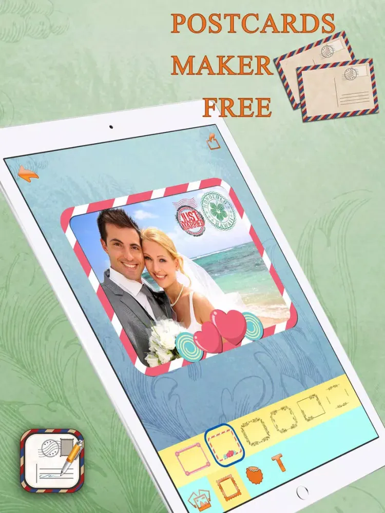Capturas de pantalla de PostcardS Maker Free – Travel and Send Beautiful Photo Cards From All World Capital Cities iPad 