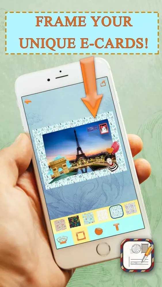 Capturas de pantalla de PostcardS Maker Free – Travel and Send Beautiful Photo Cards From All World Capital Cities