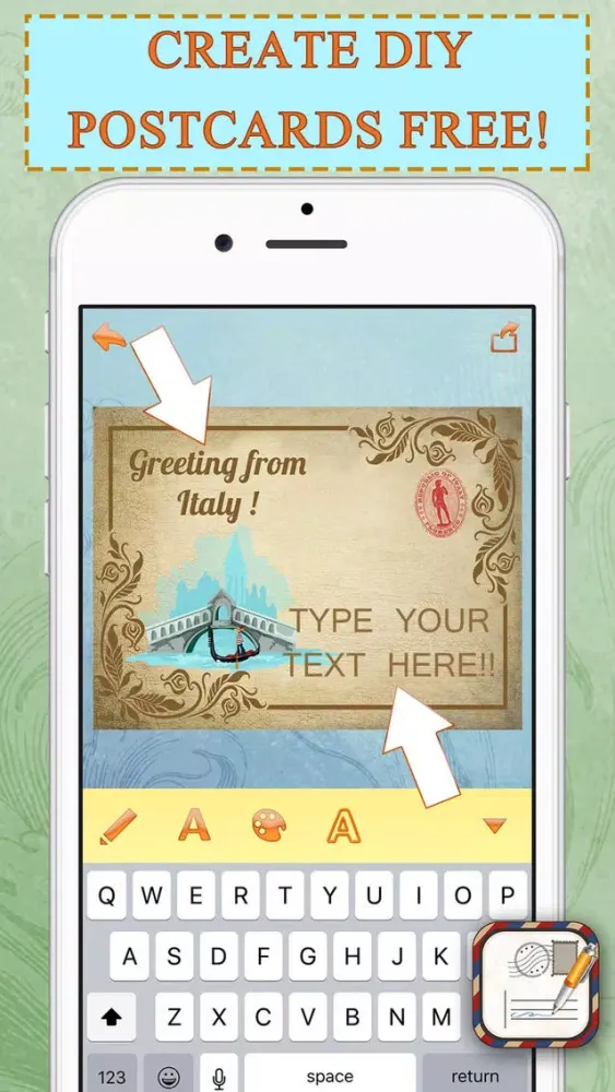 Capturas de pantalla de PostcardS Maker Free – Travel and Send Beautiful Photo Cards From All World Capital Cities
