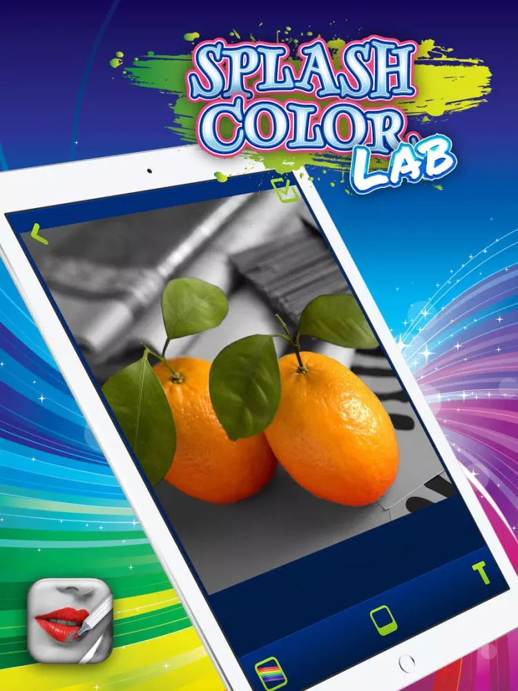 Capturas de pantalla de Splash Color Lab – Edit Pictures with Gray-Scale Recolor Tool and Retouch Photo.s iPad 