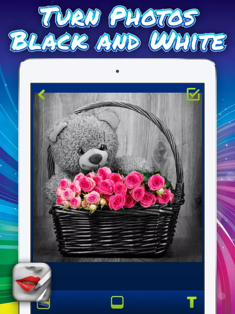Capturas de pantalla de Splash Color Lab – Edit Pictures with Gray-Scale Recolor Tool and Retouch Photo.s iPad 