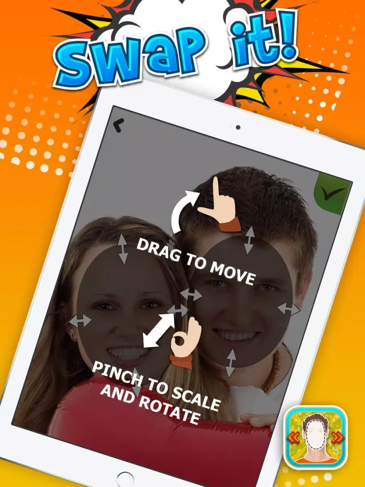 Swap it! Face Photo Editor iPad Screenshots