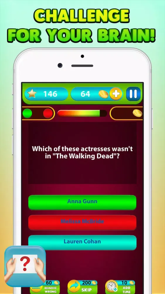 Tangkapan skrin Popular Quiz Game