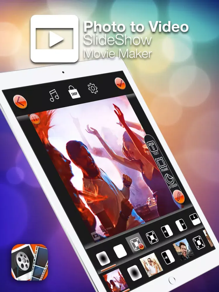 Photo to Video – SlideShow Movie Maker iPad Screenshots