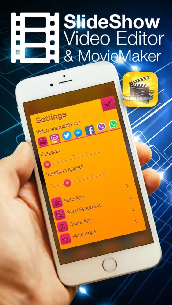 SlideShow Video Editor & Movie Maker Screenshots