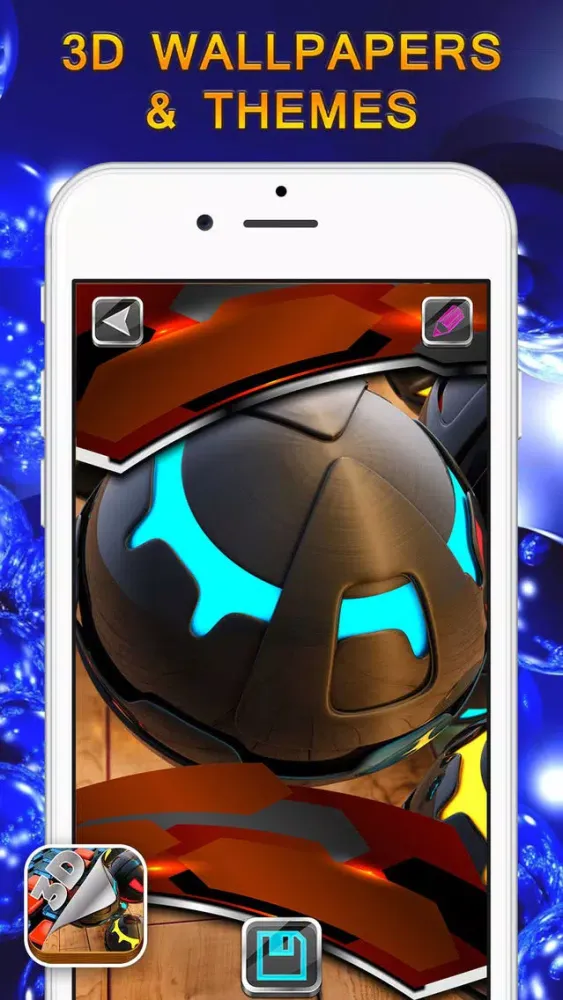 تصاویر 3D Wallpapers & Themes - Premium Collection of Retina Backgrounds and Fancy Lock Screens