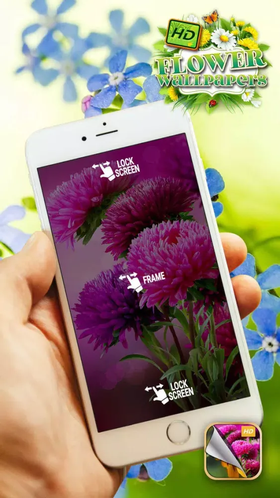 Скриншоты HD Flower Wallpaper.s – Beautiful Floral Themes and Custom Lock Sreen Background.s