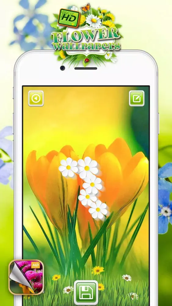 Скриншоты HD Flower Wallpaper.s – Beautiful Floral Themes and Custom Lock Sreen Background.s