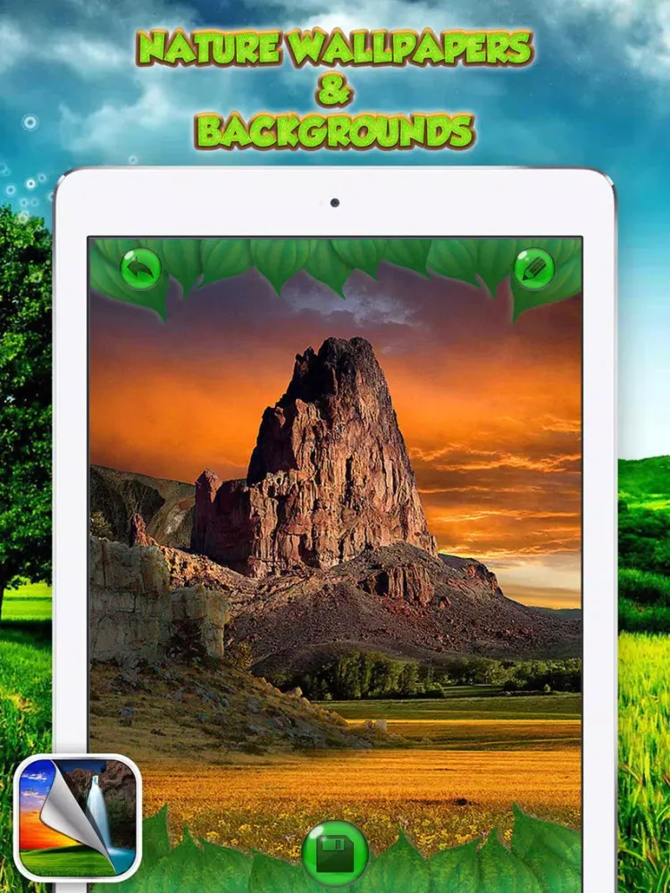 Nature Wallpapers & Backgrounds – Beautiful Landscape Photo.s and Scenery Themes iPad Screenshots