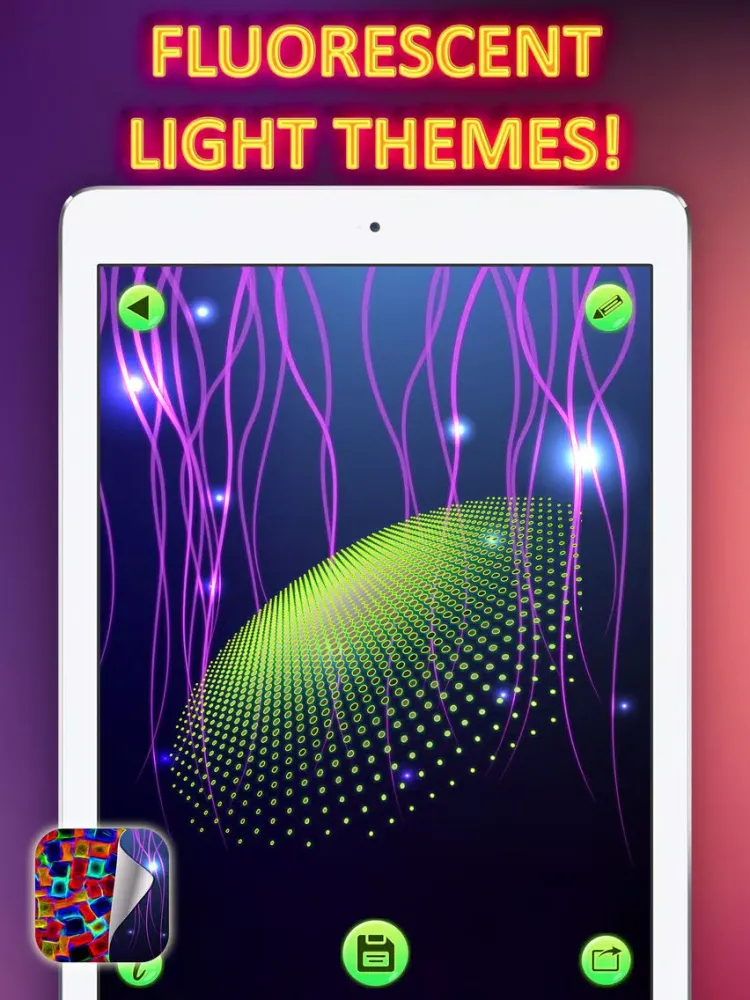 Neon Wallpapers Free – Glowing HD Backgrounds with Fluorescent Light Themes iPad  Screenshots