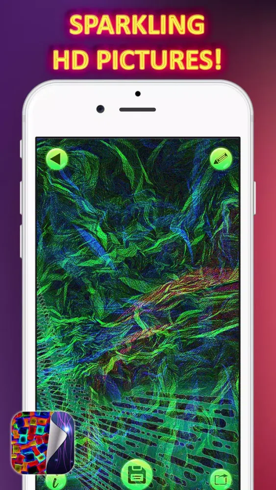 Neon Wallpapers Free – Glowing HD Backgrounds with Fluorescent Light Themes Screenshots
