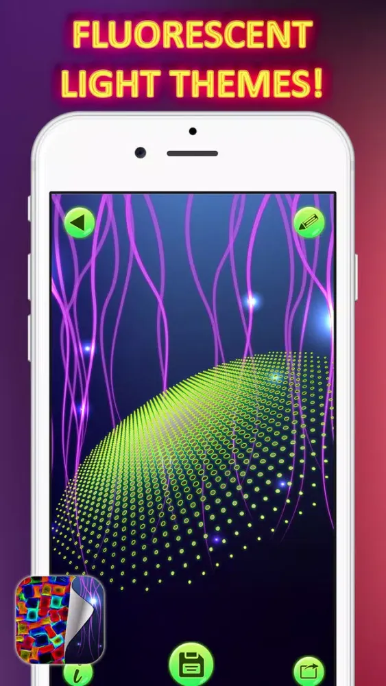 Neon Wallpapers Free – Glowing HD Backgrounds with Fluorescent Light Themes Screenshots