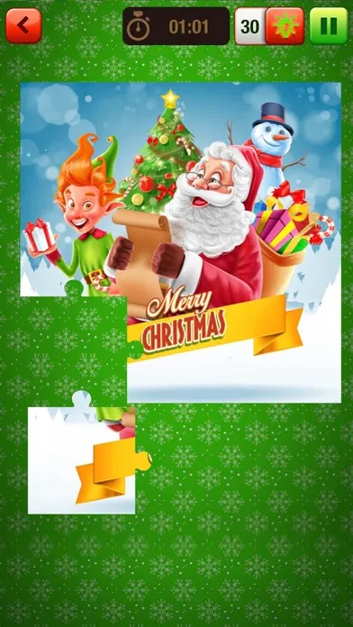 Tangkapan layar Christmas Jigsaw Puzzle – Best Brain Game For Kids