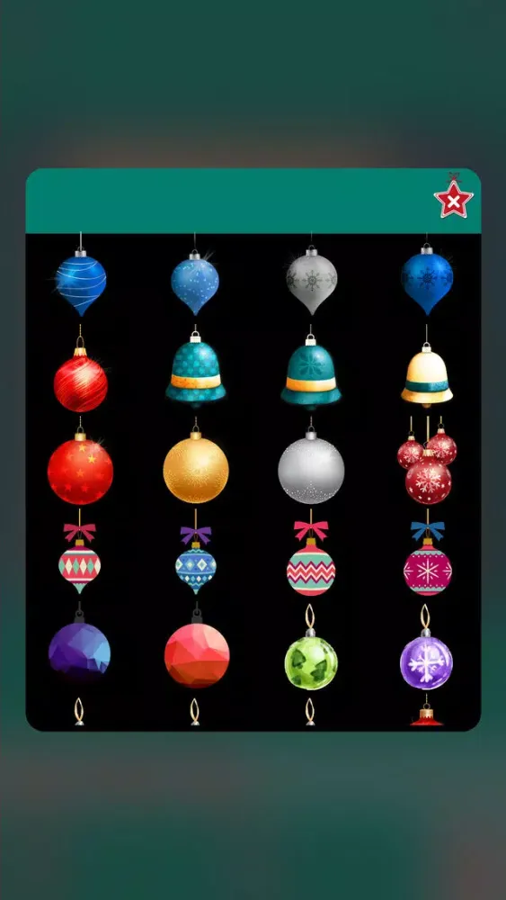 Christmas Tree Decoration & Ornaments Pic Stickers Ekran Görüntüleri