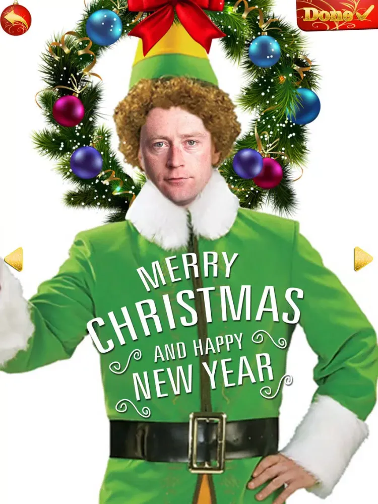 ภาพหน้าจอของ Elf Yourself - Christmas Photo Editor Cam Stickers iPad 