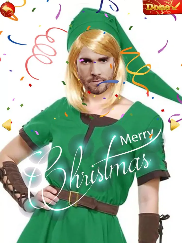 ภาพหน้าจอของ Elf Yourself - Christmas Photo Editor Cam Stickers iPad 
