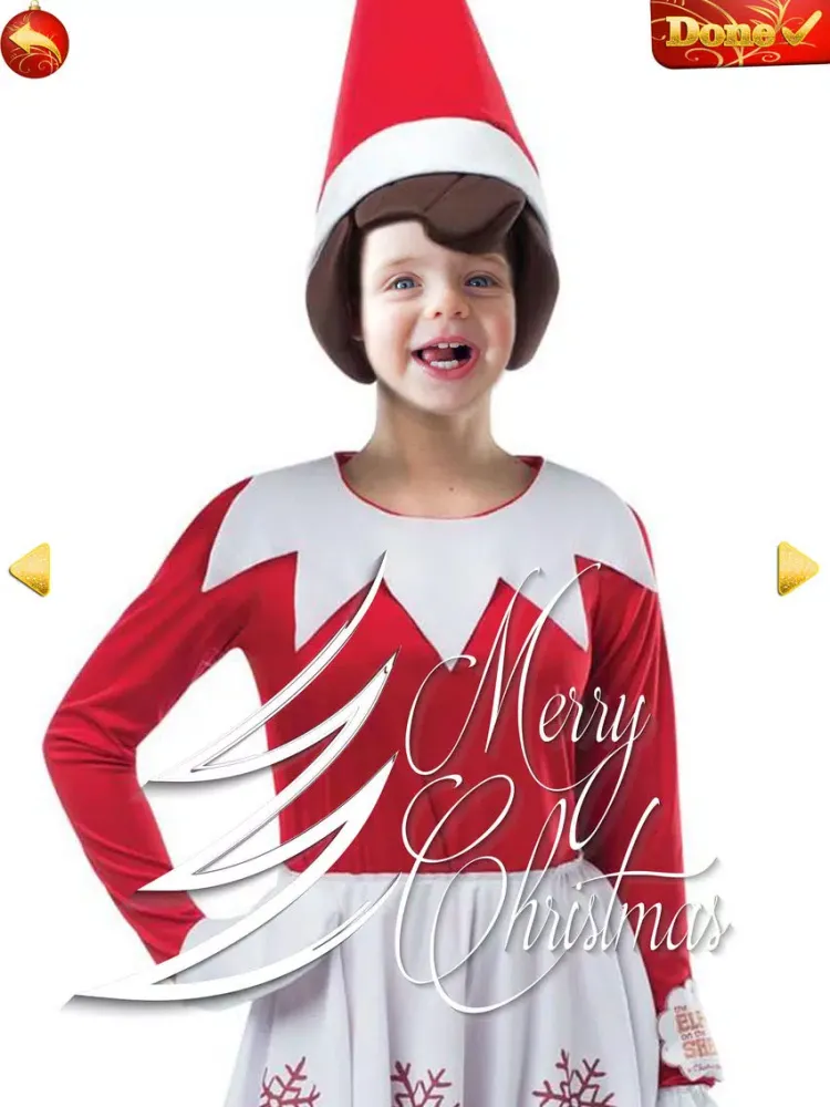 ภาพหน้าจอของ Elf Yourself - Christmas Photo Editor Cam Stickers iPad 