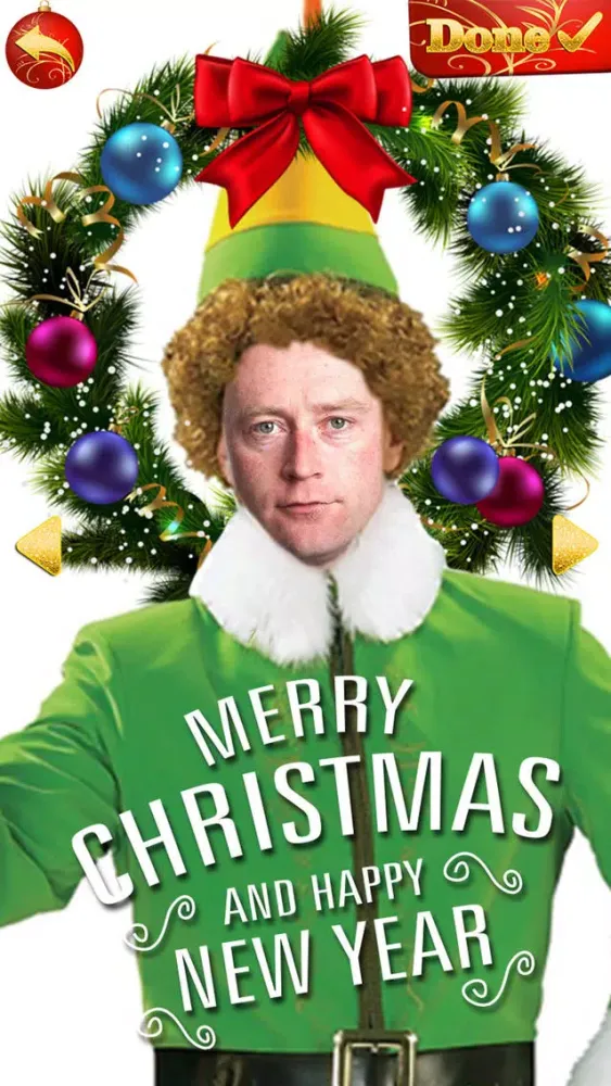 ภาพหน้าจอของ Elf Yourself - Christmas Photo Editor Cam Stickers