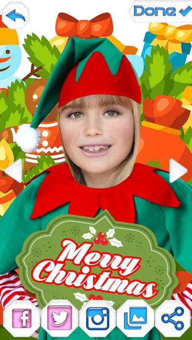 Скриншоты Elf Photo Booth – Christmas Camera Pic Stickers