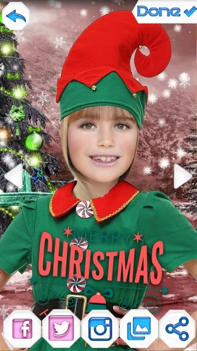 Скриншоты Elf Photo Booth – Christmas Camera Pic Stickers
