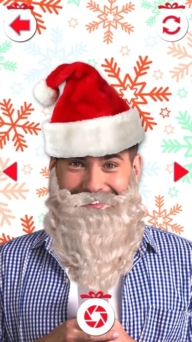 تصاویر Santa Claus Camera Stickers – Xmas Dress Up Editor