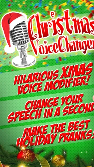 Christmas Voice Changer, Sound Recorder & Modifier 스크린샷