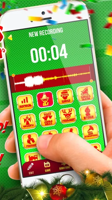Christmas Voice Changer, Sound Recorder & Modifier 스크린샷