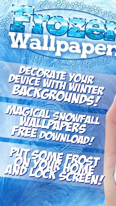 Zrzuty ekranu Frozen Wallpaper – Winter Background Themes