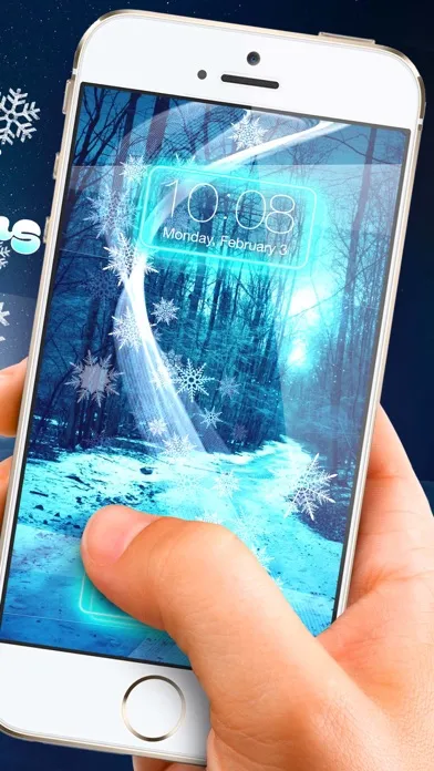 Snow Night Wallpaper HD – Winter Background Themes Screenshots