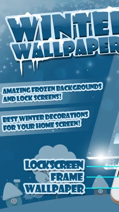 Ảnh chụp màn hình của Winter Wallpapers  - Frozen Lock Screen Background