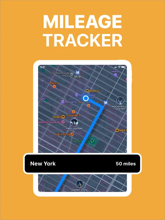 mileage tracker expense log iPad  스크린샷