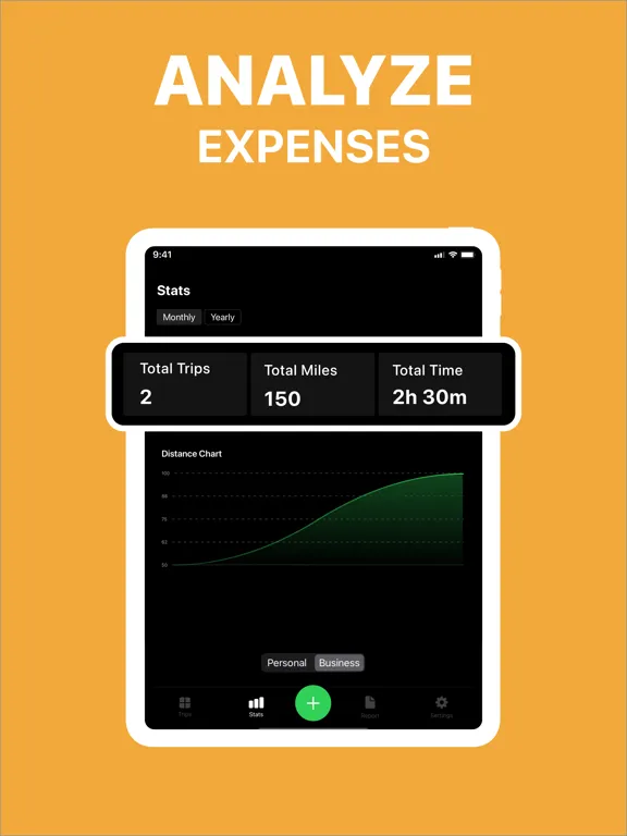 mileage tracker expense log iPad  스크린샷